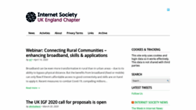What Internetsociety.org.uk website looked like in 2020 (4 years ago)