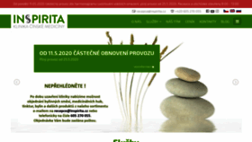 What Inspirita.cz website looked like in 2020 (4 years ago)