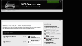 What I40-forum.de website looked like in 2020 (4 years ago)