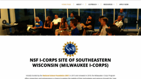 What Icorpsmilwaukee.org website looked like in 2020 (4 years ago)
