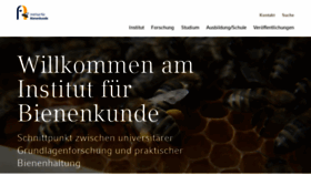 What Institut-fuer-bienenkunde.de website looked like in 2020 (4 years ago)