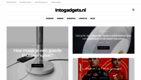 What Intogadgets.nl website looked like in 2020 (4 years ago)