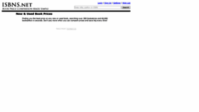What Isbns.net website looked like in 2020 (3 years ago)