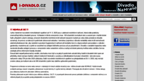 What I-divadlo.cz website looked like in 2020 (5 years ago)