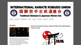 What Ikku.org website looked like in 2020 (4 years ago)