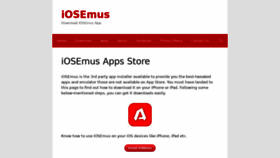 What Iosemus.org website looked like in 2020 (4 years ago)