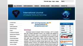 What Ijcttjournal.org website looked like in 2020 (3 years ago)