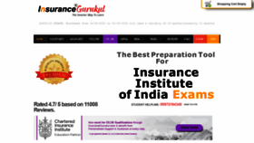 What Insurancegurukul.com website looked like in 2020 (3 years ago)