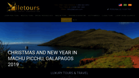 What Iletours.com website looked like in 2020 (4 years ago)