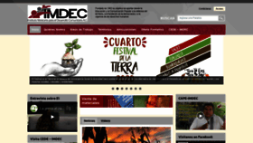 What Imdec.net website looked like in 2020 (3 years ago)
