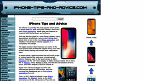 What Iphone-tips-and-advice.com website looked like in 2020 (3 years ago)