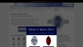 What Israel-diamonds.com website looked like in 2020 (3 years ago)