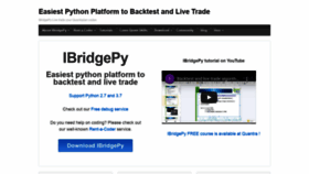 What Ibridgepy.com website looked like in 2020 (3 years ago)