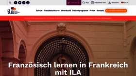 What Ila-france.de website looked like in 2020 (4 years ago)