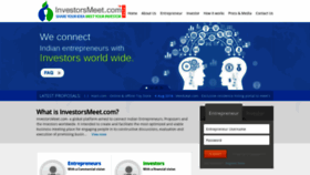 What Investorsmeet.com website looked like in 2020 (3 years ago)