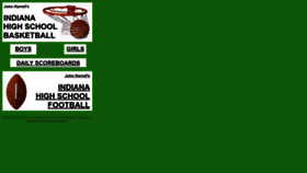 What Indianahsbasketball.homestead.com website looked like in 2020 (3 years ago)
