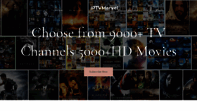 What Iptvmarvel.com website looked like in 2020 (5 years ago)