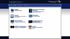 What Insidechla.org website looked like in 2020 (3 years ago)