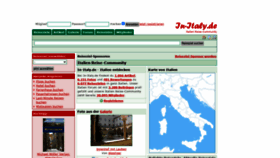 What In-italy.de website looked like in 2020 (3 years ago)