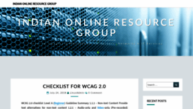 What Iorgroup.org website looked like in 2020 (4 years ago)
