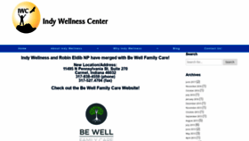What Indywellness.com website looked like in 2020 (3 years ago)