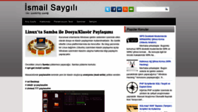 What Ismailsaygili.com.tr website looked like in 2020 (3 years ago)