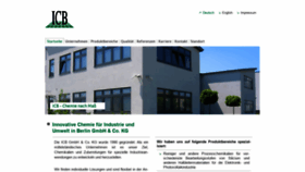 What Icb-germany.de website looked like in 2020 (3 years ago)