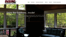 What Insideoutnc.com website looked like in 2020 (4 years ago)