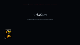 What Instasave.xyz website looked like in 2020 (3 years ago)