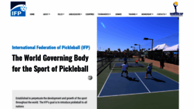 What Ifpickleball.org website looked like in 2020 (3 years ago)