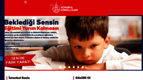 What Istanbulgonulluleri.org website looked like in 2020 (3 years ago)