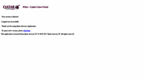 What Iprism.qatarairways.com.qa website looked like in 2020 (3 years ago)