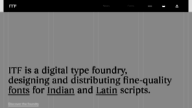 What Indiantypefoundry.com website looked like in 2020 (3 years ago)