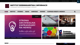 What Idi.ujk.edu.pl website looked like in 2020 (3 years ago)
