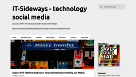 What It-sideways.com website looked like in 2020 (3 years ago)