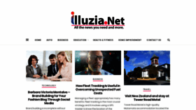 What Illuzia.net website looked like in 2020 (3 years ago)