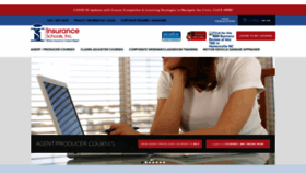 What Insurance-schools.com website looked like in 2020 (3 years ago)