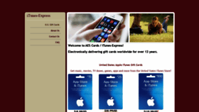 What Itunes-express.biz website looked like in 2020 (3 years ago)