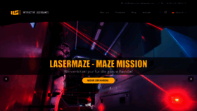 What Interactive-lasergames.com website looked like in 2020 (3 years ago)
