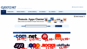 What Idotz.net website looked like in 2020 (5 years ago)