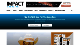 What Impactmagazine.ca website looked like in 2020 (3 years ago)