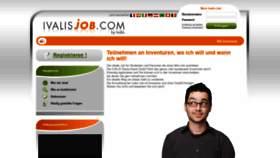 What Ivalisjob.de website looked like in 2020 (3 years ago)