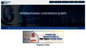 What Internationalconferencealerts.com website looked like in 2020 (3 years ago)