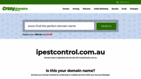 What Ipestcontrol.com.au website looked like in 2020 (3 years ago)