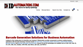 What Idautomation.com website looked like in 2020 (3 years ago)