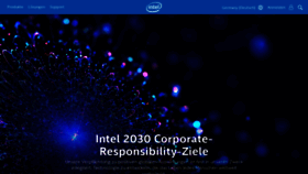 What Intel.de website looked like in 2020 (3 years ago)