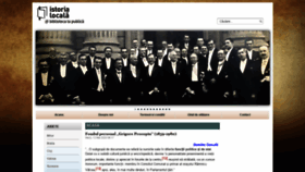 What Istorielocala.ro website looked like in 2020 (3 years ago)