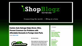 What Ishopblogz.com website looked like in 2020 (3 years ago)