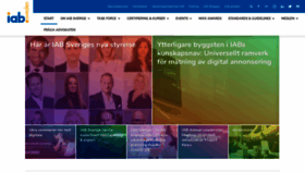 What Iabsverige.se website looked like in 2020 (3 years ago)