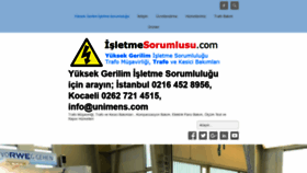 What Isletmesorumlusu.com website looked like in 2020 (3 years ago)